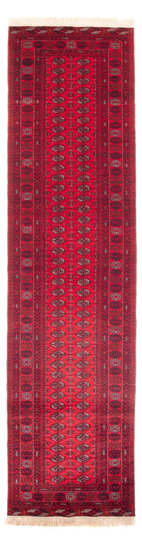 Loper Afghaans tapijt - Bukhara - 380 x 90 cm - rood