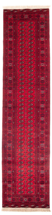 Loper Afghaans tapijt - Bukhara - 377 x 90 cm - rood