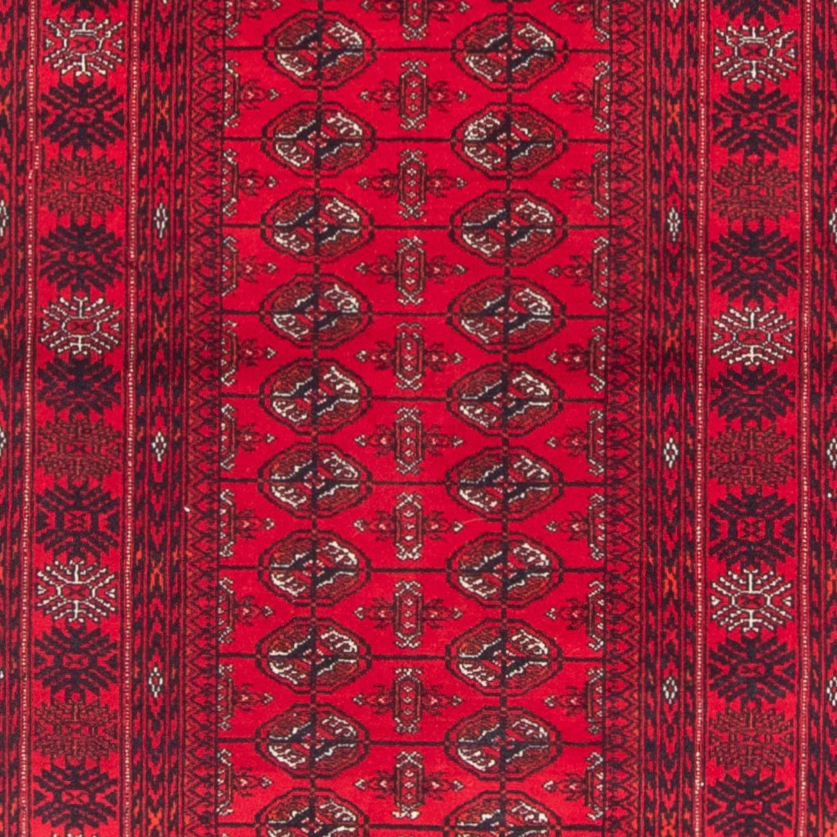 Loper Afghaans tapijt - Bukhara - 377 x 90 cm - rood