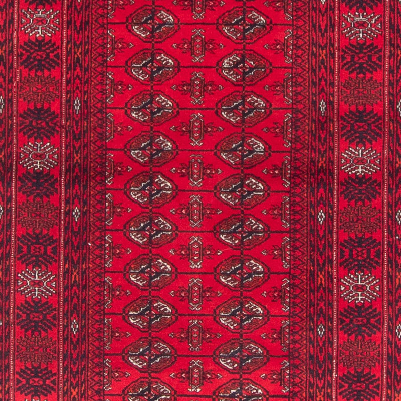 Loper Afghaans tapijt - Bukhara - 377 x 90 cm - rood