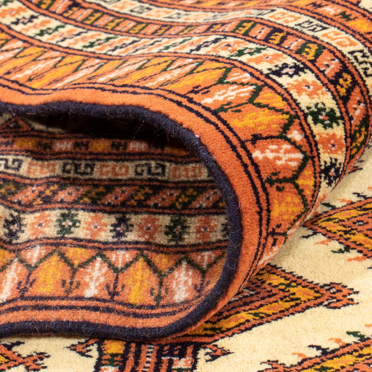 Turkaman tapijt - 300 x 200 cm - beige