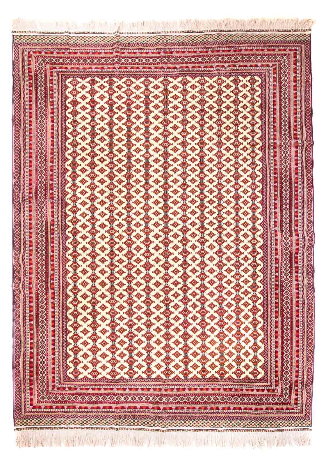 Turkaman tapijt - 392 x 292 cm - beige