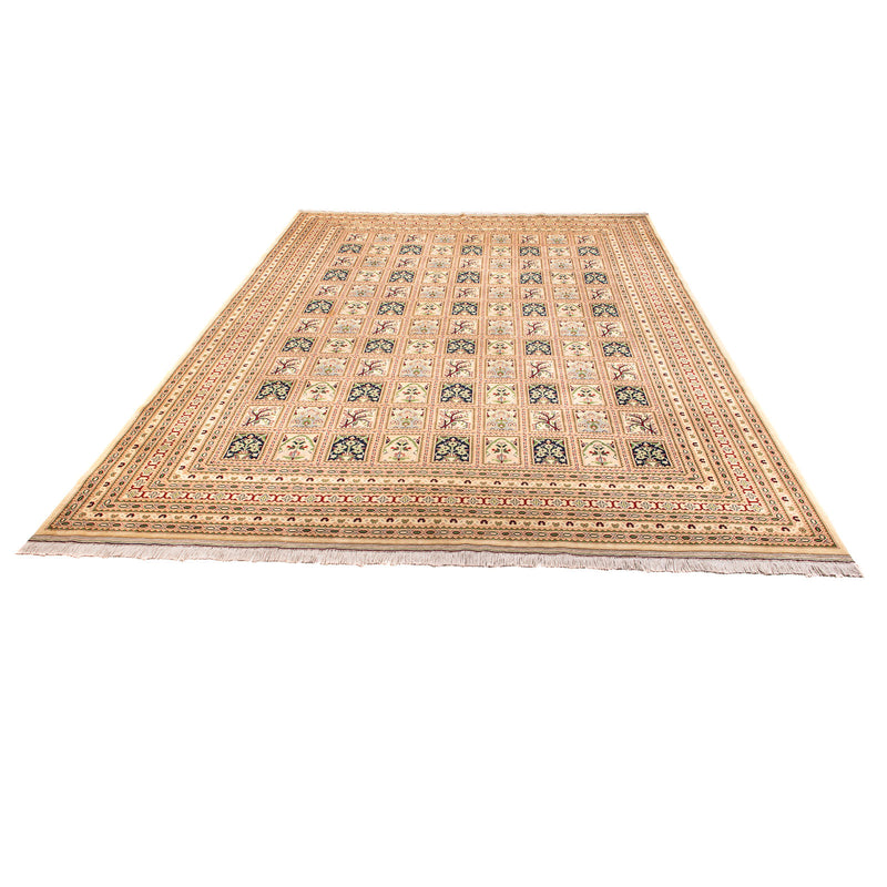 Afghaans tapijt - 400 x 296 cm - beige