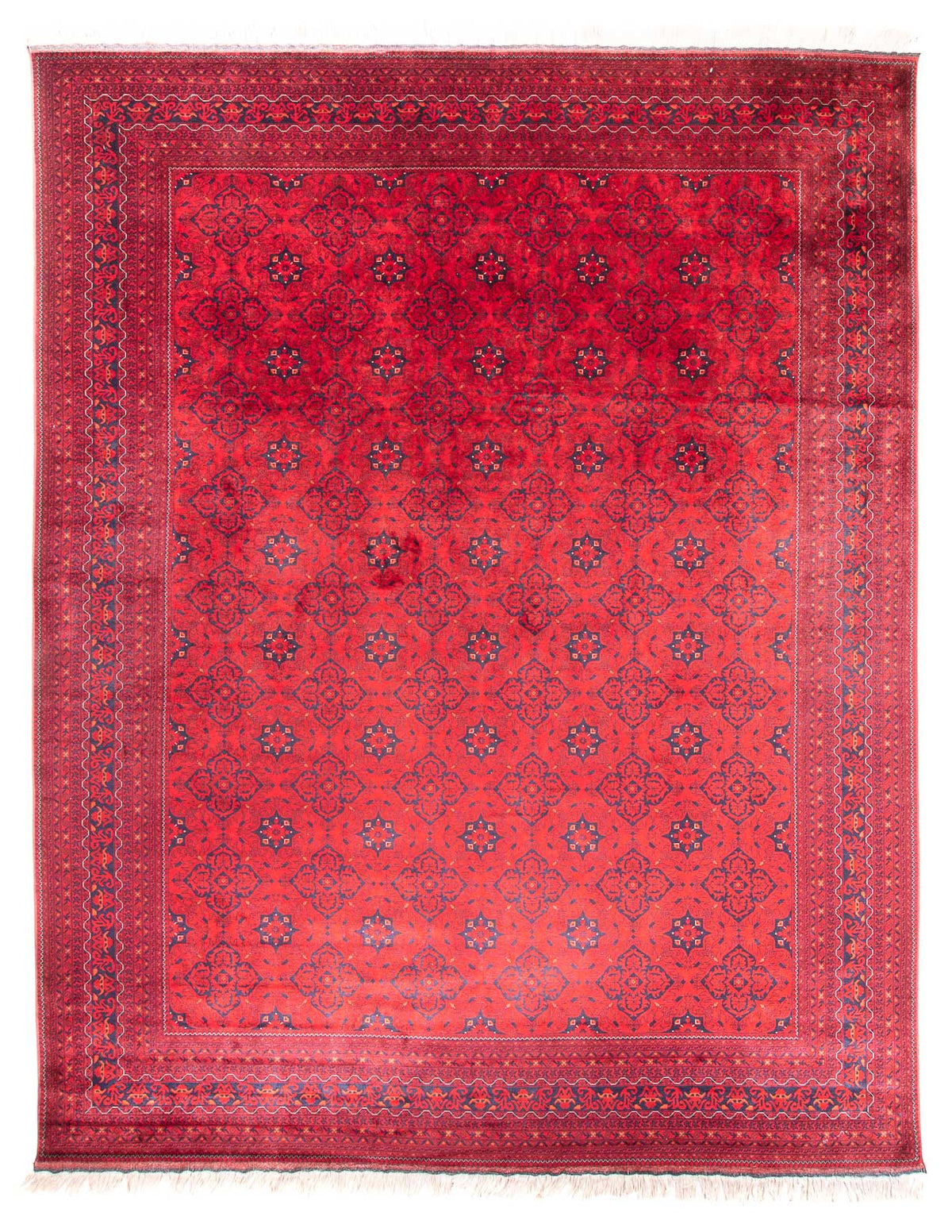 Afghaans tapijt - Bukhara - 380 x 300 cm - rood