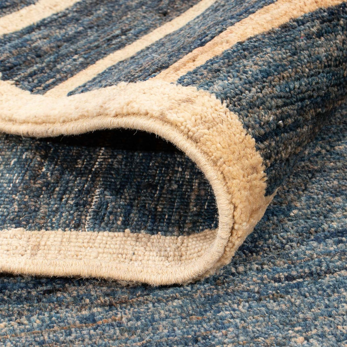 Ziegler tapijt - Modern vierkant  - 215 x 197 cm - blauw