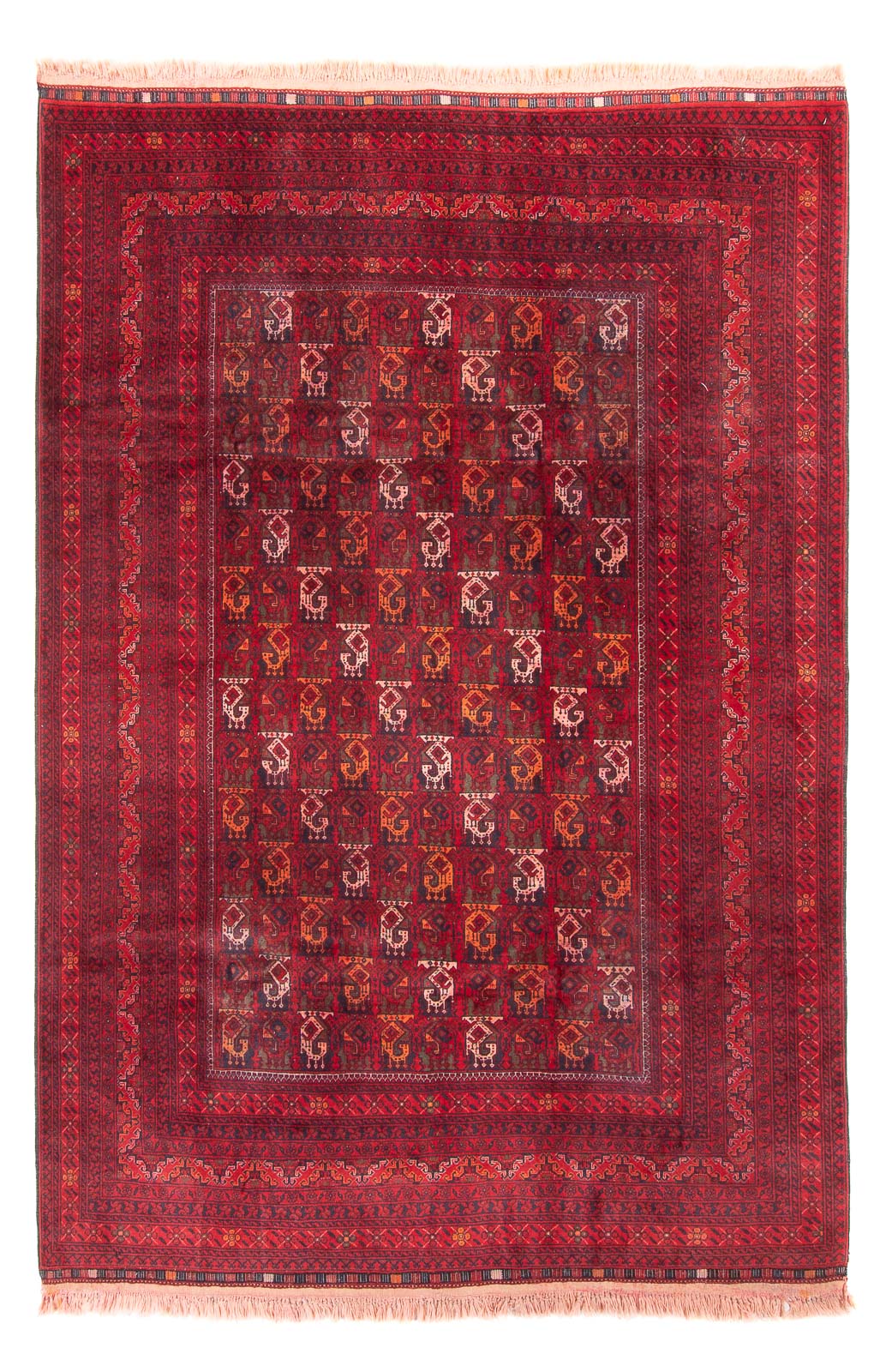 Afghaans tapijt - 293 x 202 cm - rood