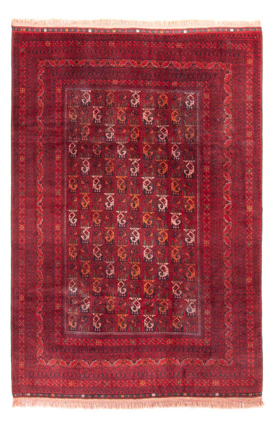 Afghaans tapijt 202x293cm - Oosters Tapijt - rood
