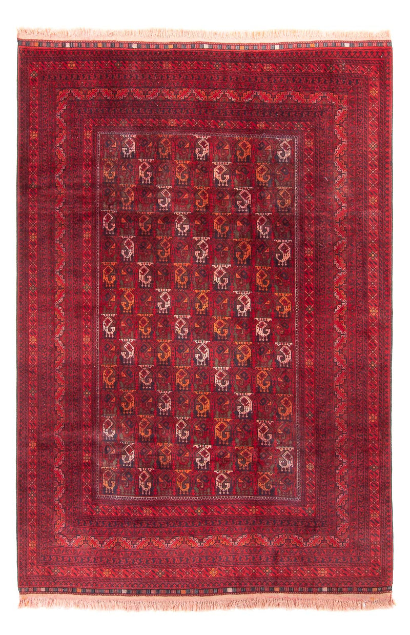 Afghaans tapijt - 293 x 202 cm - rood