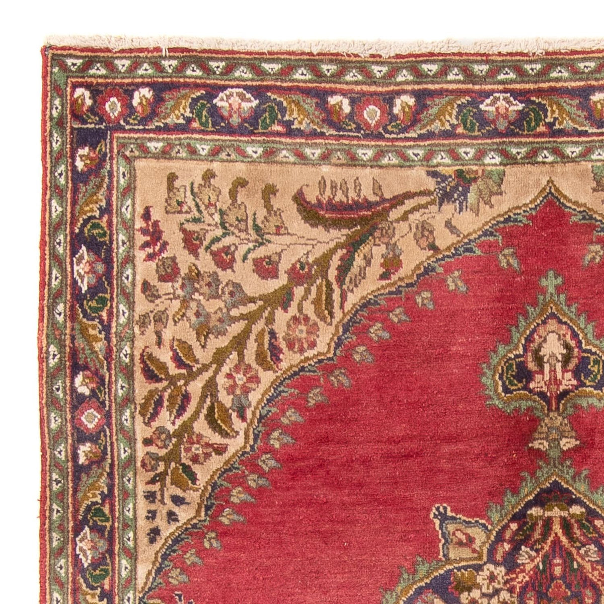 Perzisch tapijt - Tabriz - 203 x 145 cm - rood