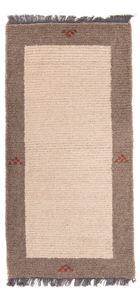 Nepal tapijt - 140 x 70 cm - beige