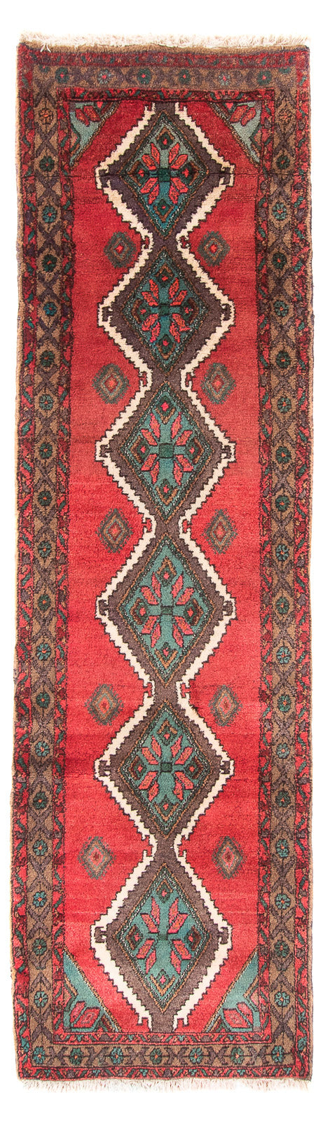 Loper Perzisch Tapijt - Nomadisch - 275 x 80 cm - terracotta
