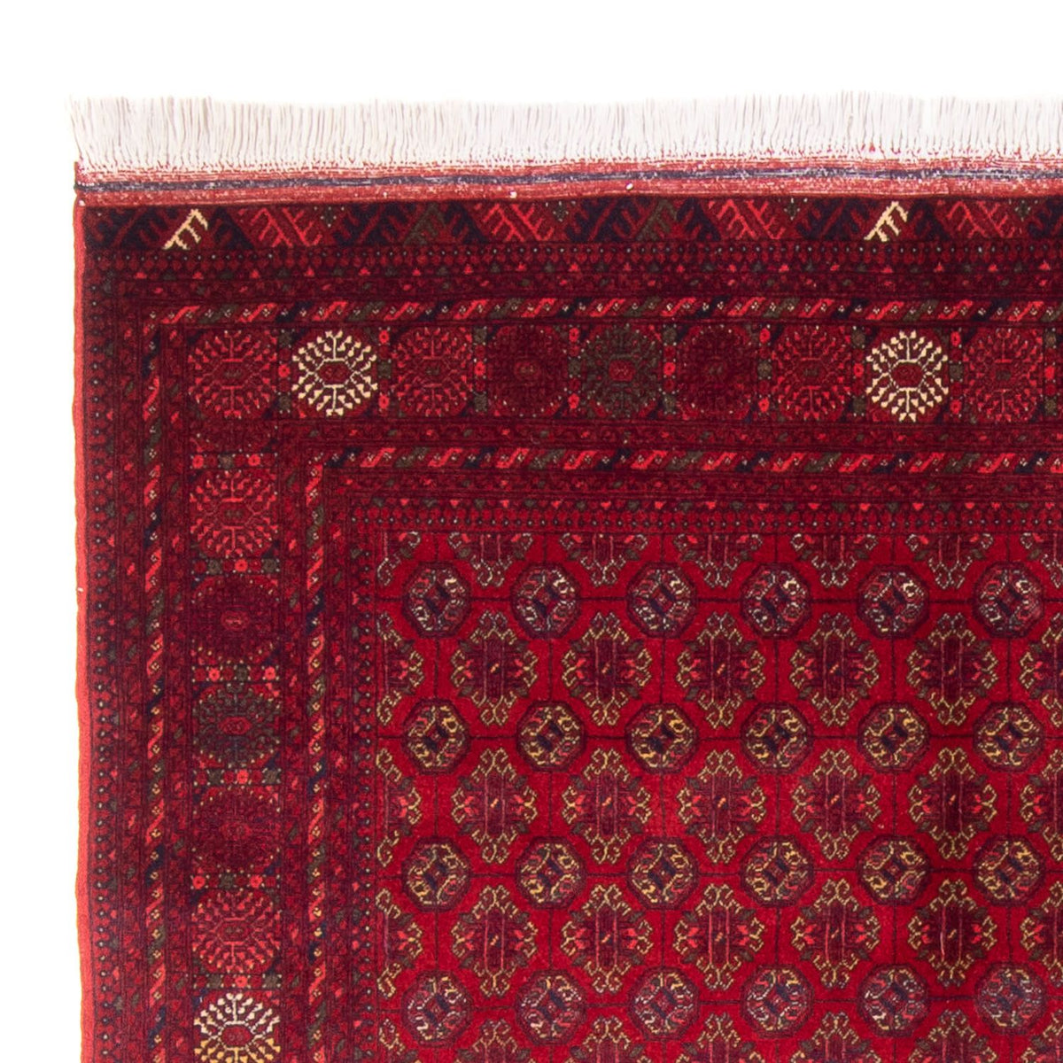 Afghaans tapijt - 193 x 148 cm - rood