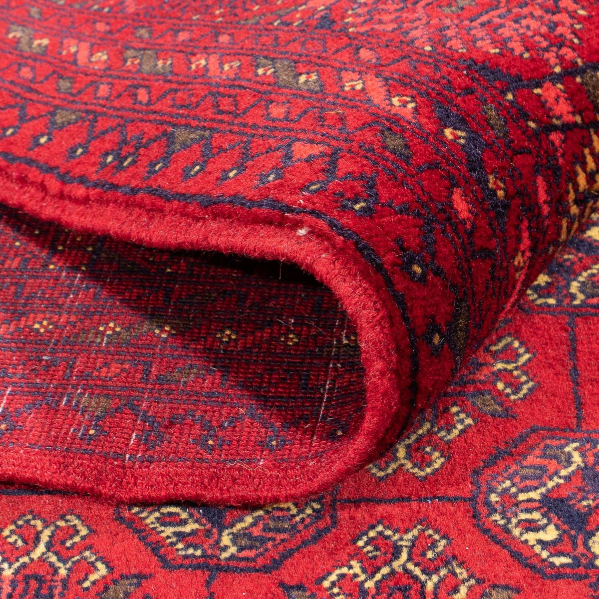 Afghaans tapijt - 193 x 148 cm - rood