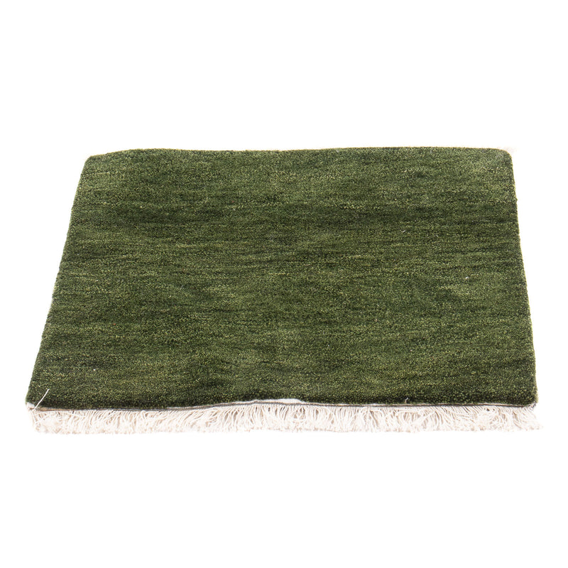 Gabbeh tapijt - Indus vierkant  - 54 x 51 cm - groen
