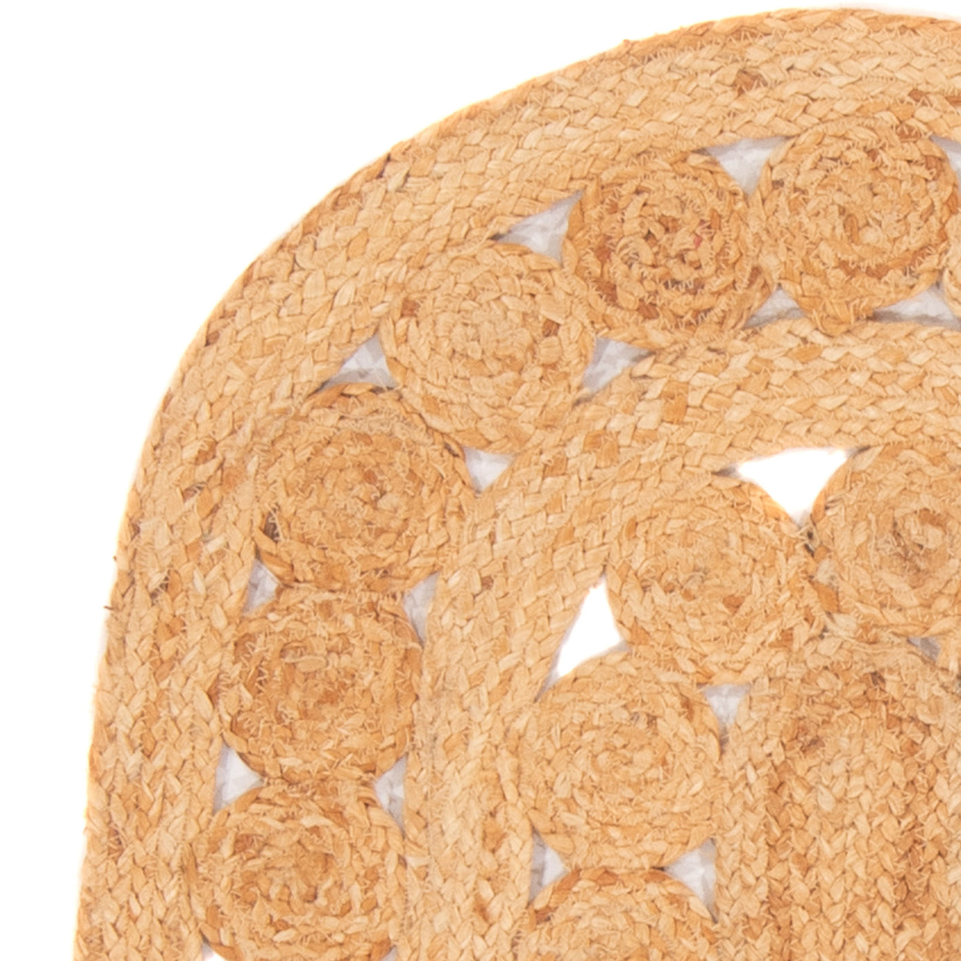 Jute tapijt Tapijt 91x61cm - Wollen tapijt