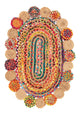 Jute tapijt Tapijt 91x61cm - Wollen tapijt