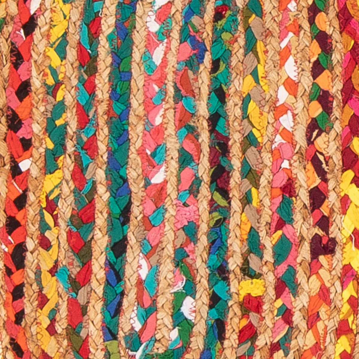 Sisal tapijt ovaal  - 91 x 61 cm - veelkleurig