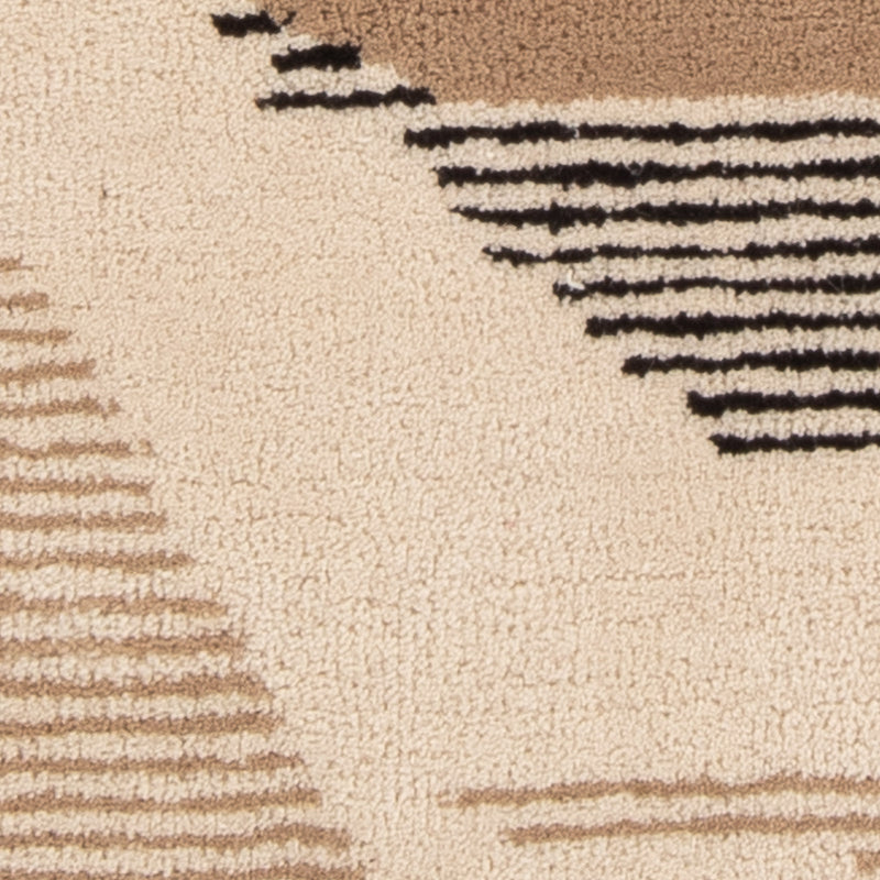 Wollen tapijt - 90 x 60 cm - beige