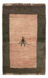 Perzische Gabbeh Tapijt 56x82cm - Wollen tapijt - Rechthoekig / Beige / 56 x 82 cm Rechthoekig