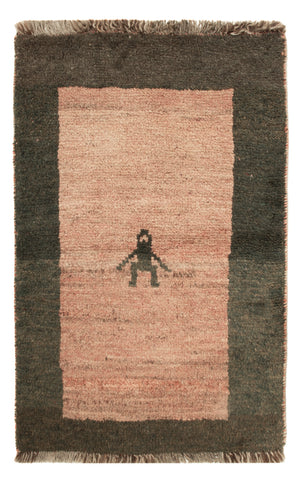 Gabbeh tapijt - Perzisch - 82 x 56 cm - beige