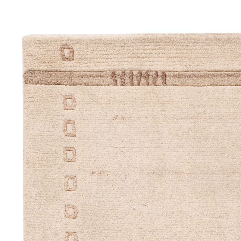 Loper Nepal tapijt - 155 x 91 cm - crème