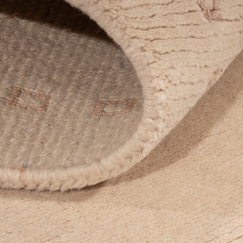 Loper Nepal tapijt - 155 x 91 cm - crème