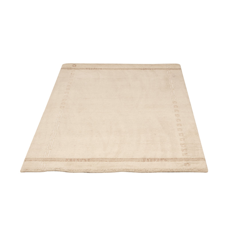Loper Nepal tapijt - 155 x 91 cm - crème