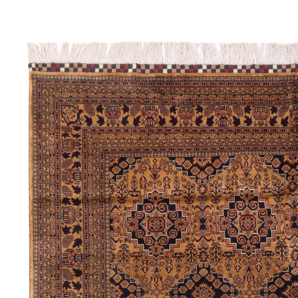 Afghaans tapijt - Bukhara - 344 x 246 cm - donker beige