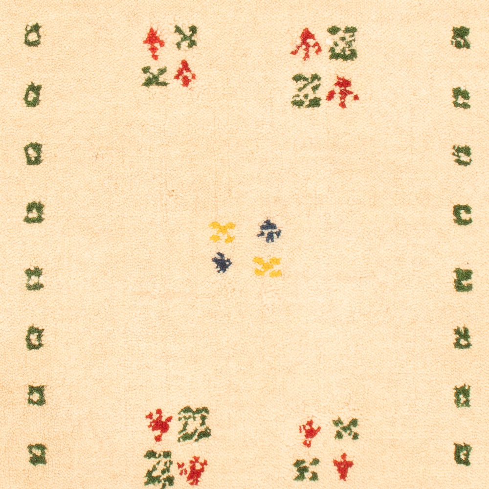 Gabbeh Tapijt - Loribaft Softy - 90 x 60 cm - beige