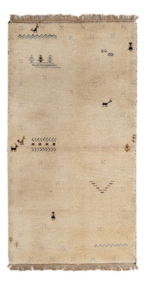 Gabbeh tapijt - Indus - 160 x 90 cm - beige