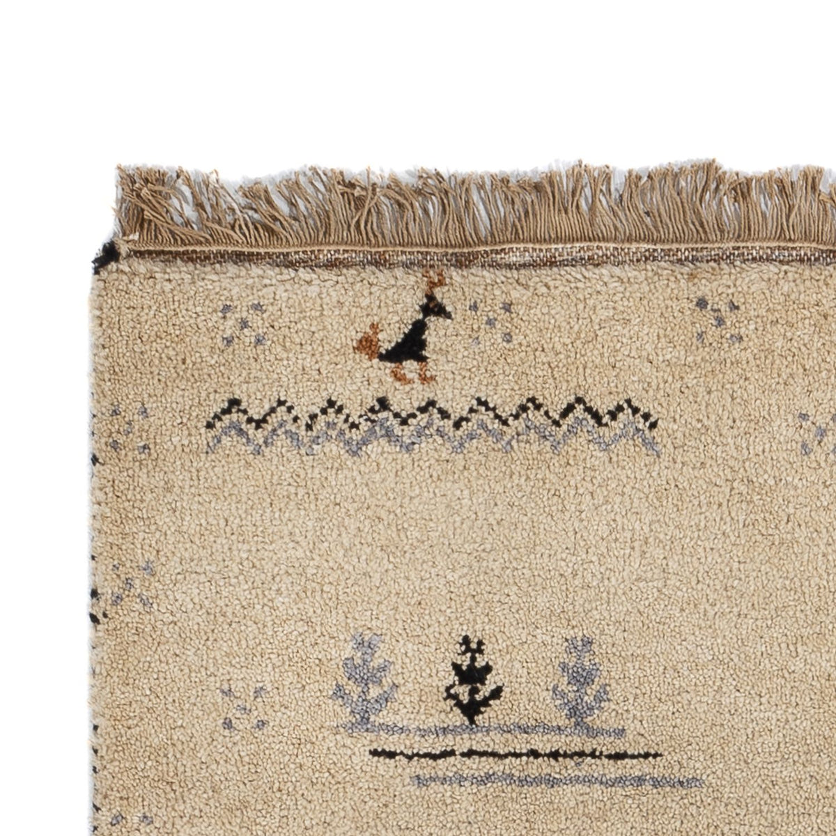 Gabbeh tapijt - Indus - 160 x 90 cm - beige
