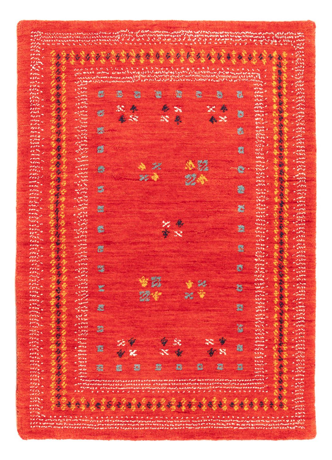 Gabbeh Tapijt - Loribaft Softy - 90 x 60 cm - rood