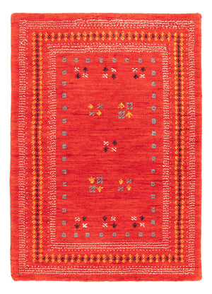 Gabbeh Tapijt - Loribaft Softy - 90 x 60 cm - rood