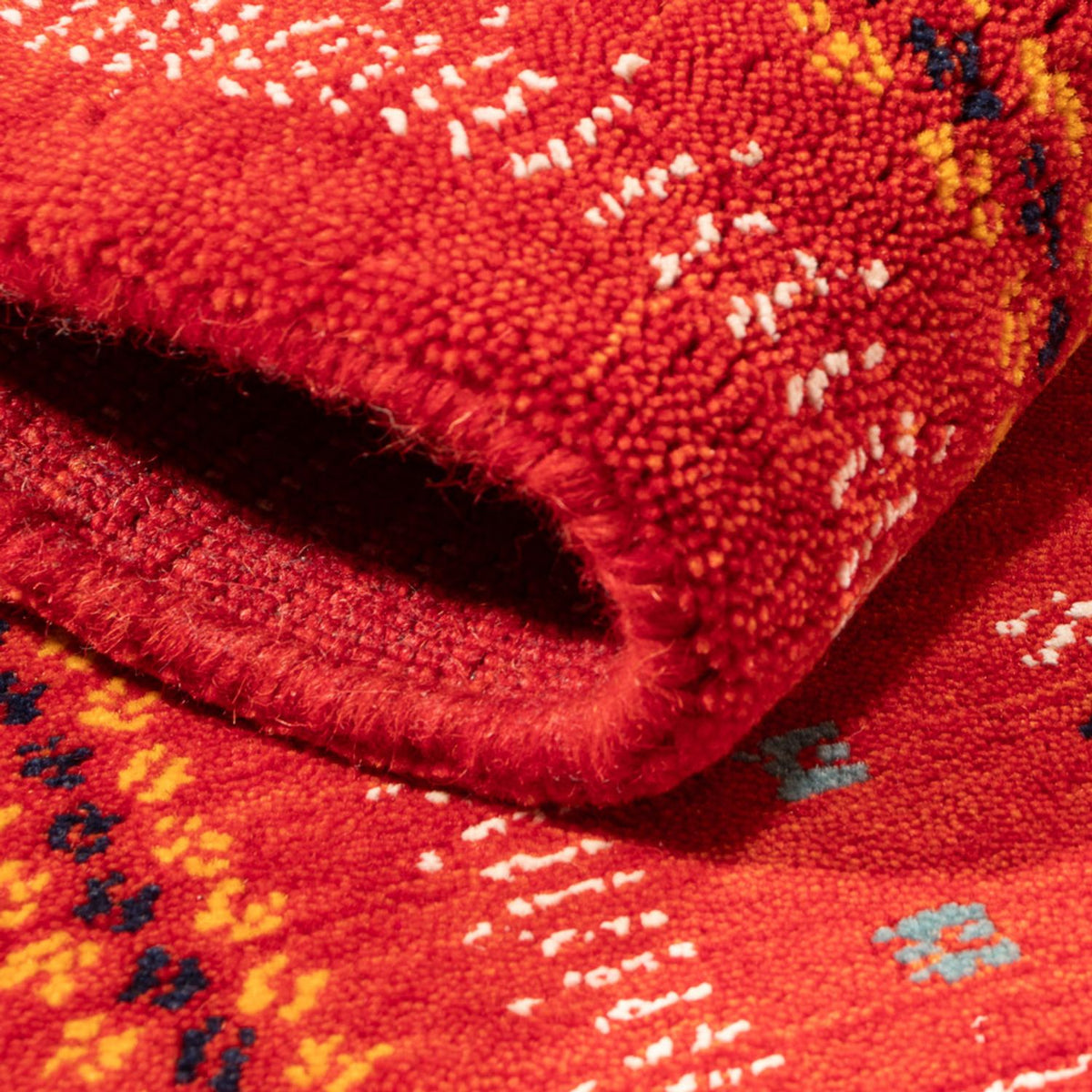 Gabbeh Tapijt - Loribaft Softy - 90 x 60 cm - rood