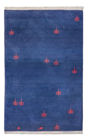 Gabbeh tapijt - Indus - 180 x 120 cm - donkerblauw