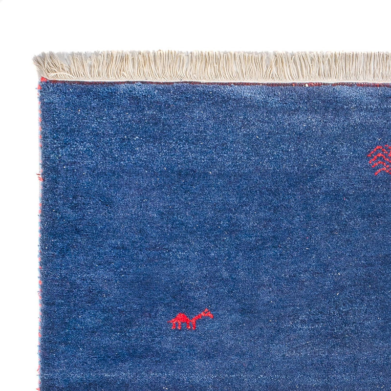 Gabbeh tapijt - Indus - 180 x 120 cm - donkerblauw