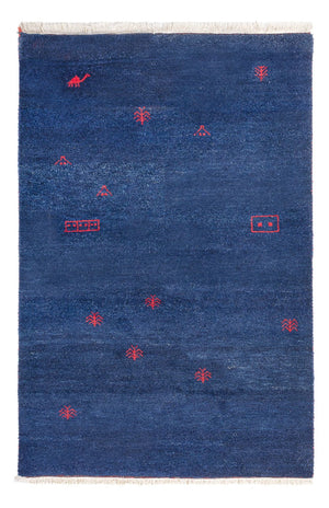 Gabbeh tapijt - Indus - 180 x 120 cm - donkerblauw
