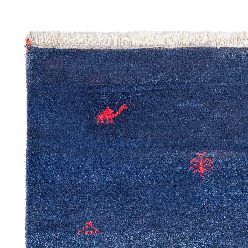 Gabbeh tapijt - Indus - 180 x 120 cm - donkerblauw