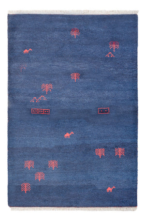 Gabbeh tapijt - Indus - 180 x 120 cm - donkerblauw