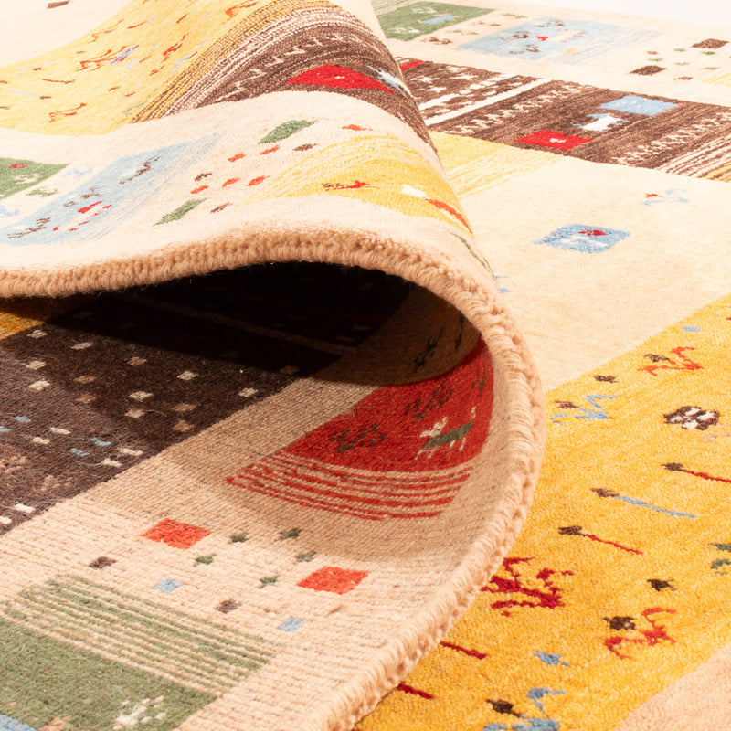 Gabbeh Tapijt - Loribaft Softy - 240 x 170 cm - goud