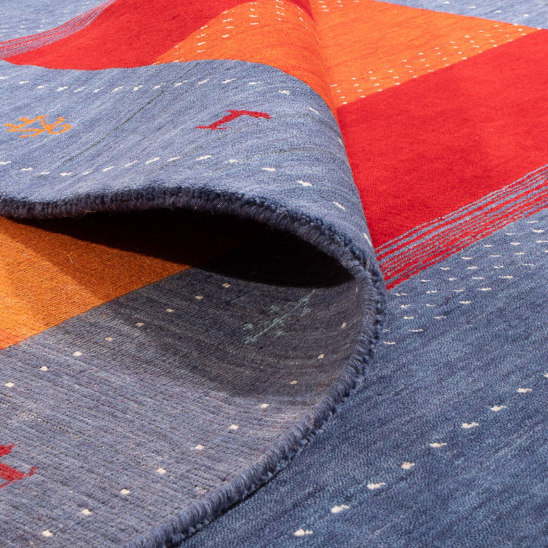 Gabbeh Tapijt - Loribaft Softy - 240 x 170 cm - blauw