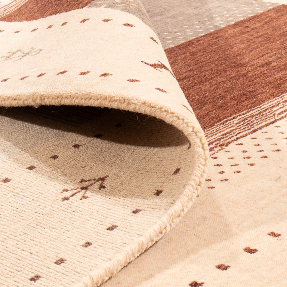 Gabbeh Tapijt - Loribaft Softy - 240 x 170 cm - licht beige
