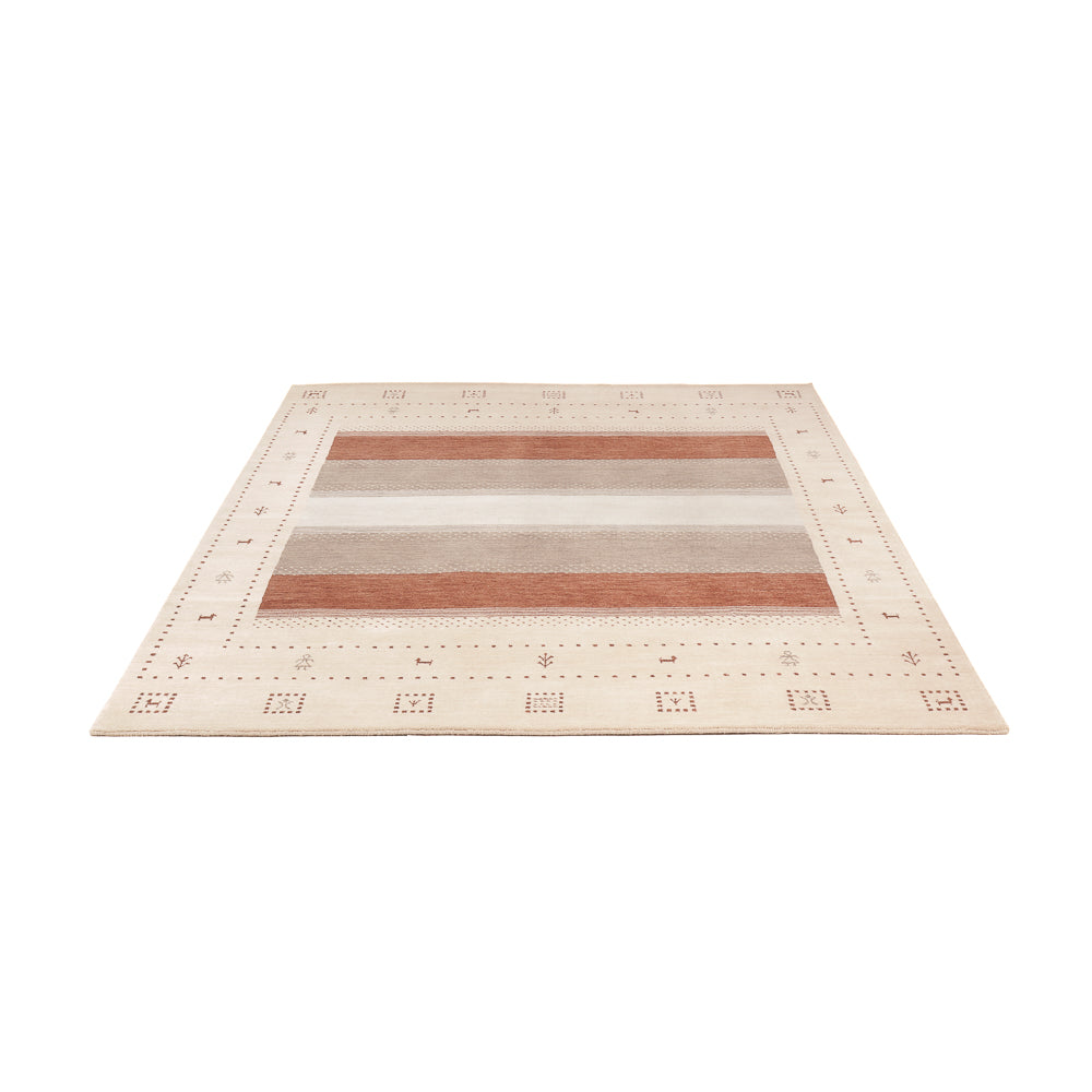 Gabbeh Tapijt - Loribaft Softy - 240 x 170 cm - licht beige