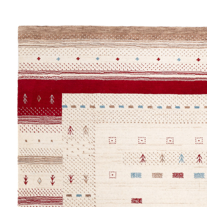 Gabbeh Tapijt - Loribaft Softy - 240 x 170 cm - natuurlijk wit