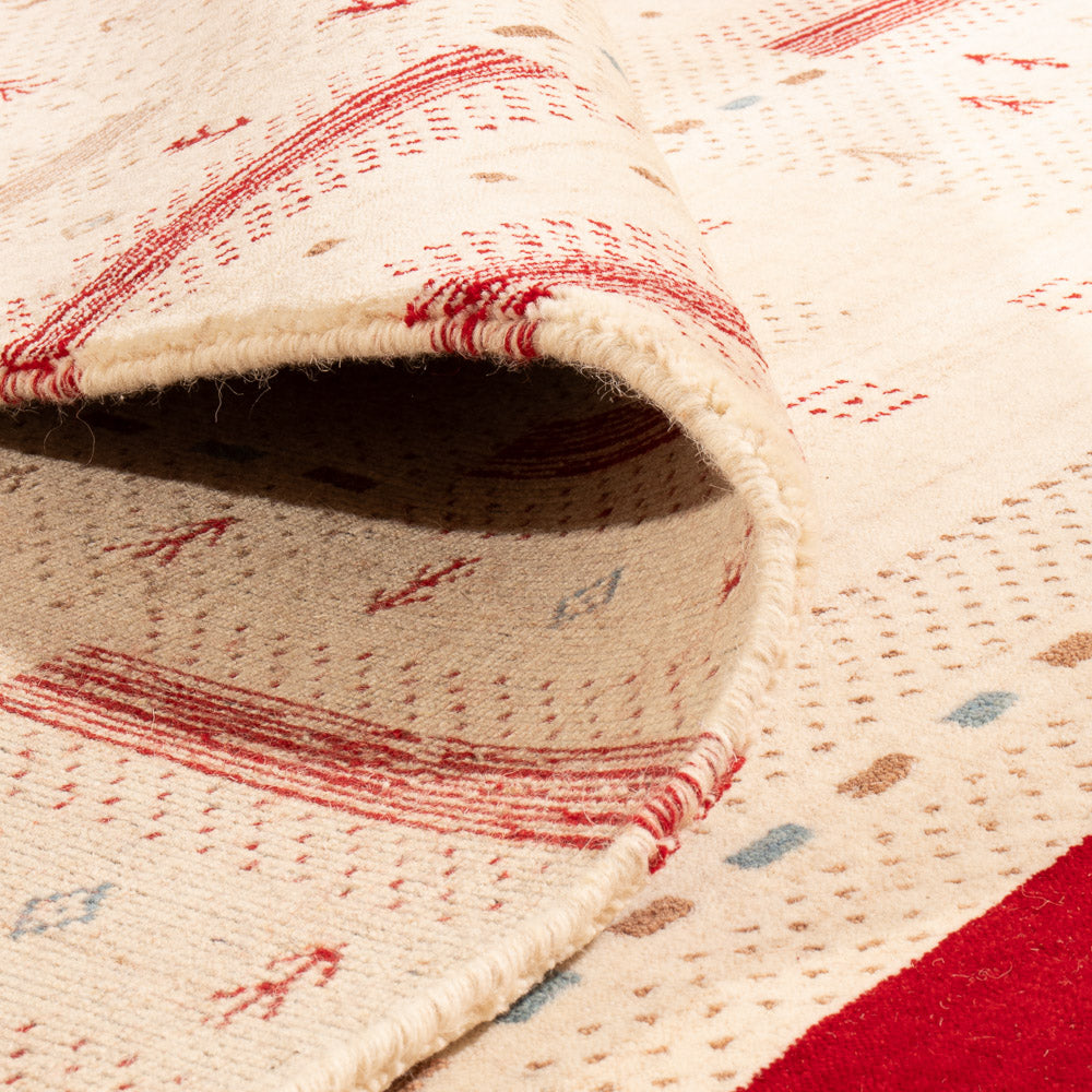 Gabbeh Tapijt - Loribaft Softy - 240 x 170 cm - natuurlijk wit