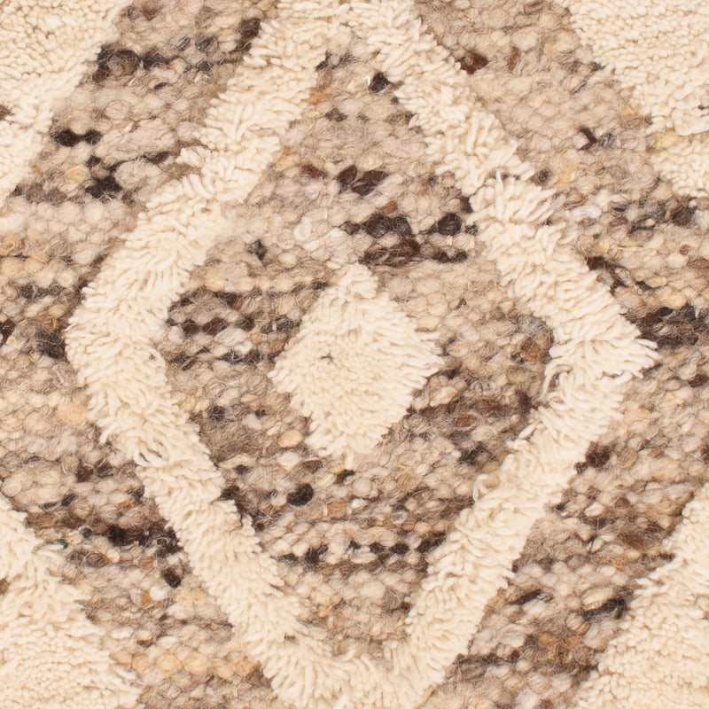 Wollen tapijt - 90 x 60 cm - licht beige