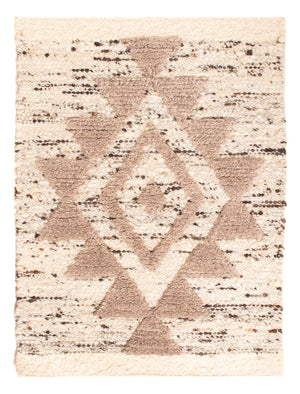 Wollen tapijt - 90 x 60 cm - licht beige