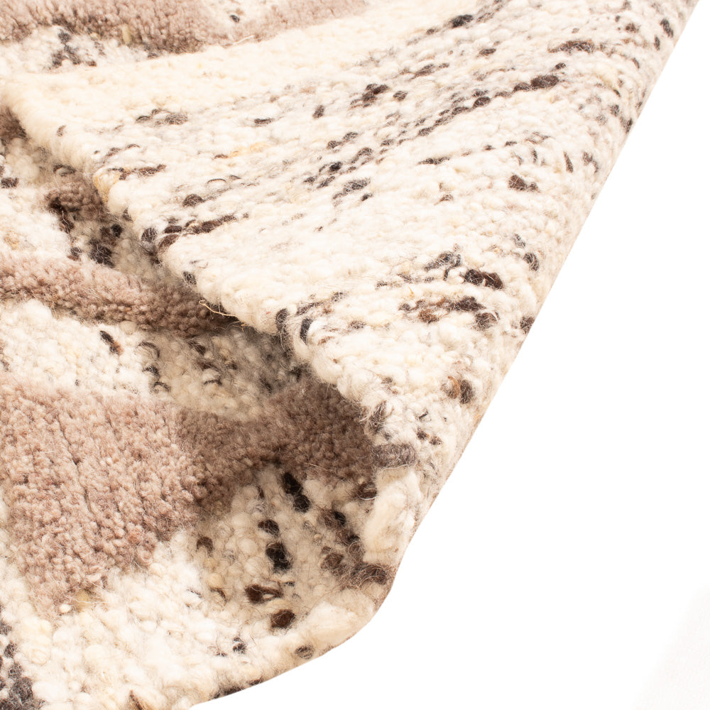 Wollen tapijt - 90 x 60 cm - licht beige