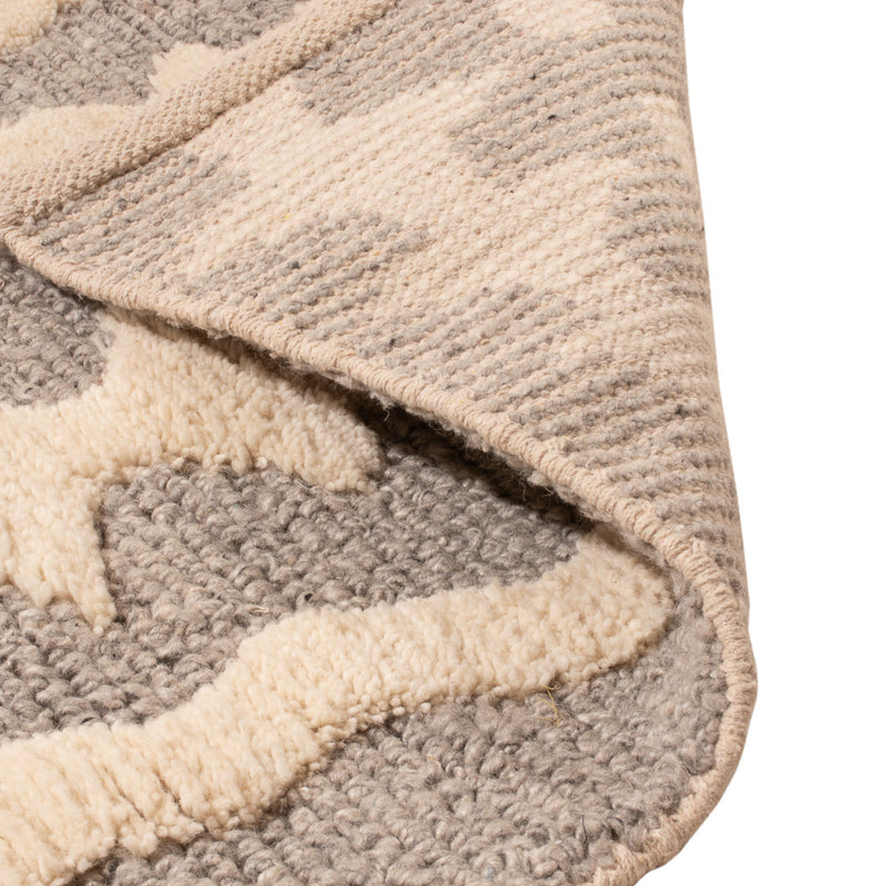 Wollen tapijt - 90 x 60 cm - beige