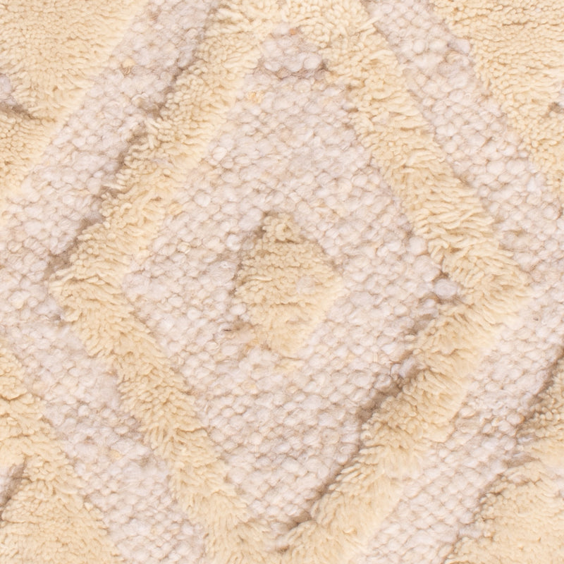 Wollen tapijt - 90 x 60 cm - beige